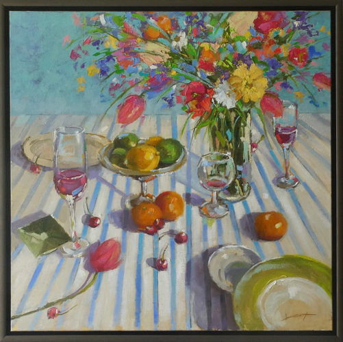 Click to view detail for That Summer Feeling 24x24 $1350